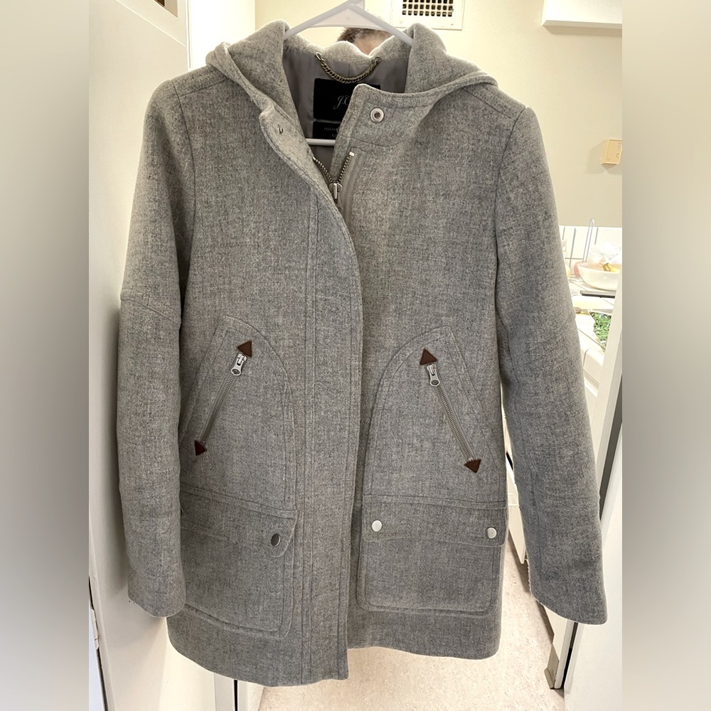 J.Crew Women’s mid-length wool coat